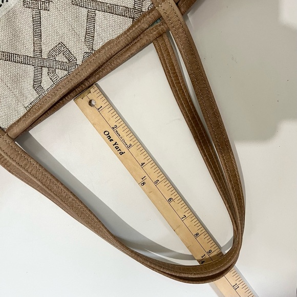 Southwestern Print  Canvas Leather Diaper Bag Baby Bag - Picture 15 of 15